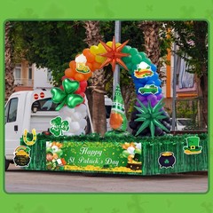 199 Pcs St. Patrick’s Day Parade Float Decoration Kit St Patricks Day Theme B…