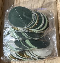 46 Ft Sage Green Gold Party Decorations Polka Dots Garlands – A0186