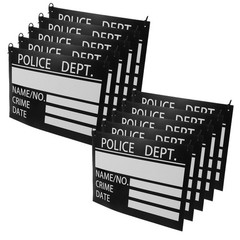 10 Pcs Prisoner Clothing Nameplate Convict for Cosplay Party Props Photo Booth