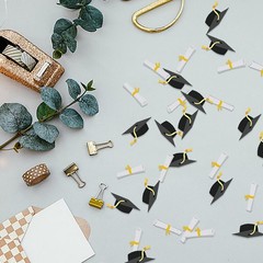 100 PCS 2026 Graduation Confetti Congrats Graduate Table Party Decorations