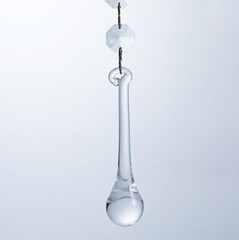 12Pcs Colorful Raindrop Prisms Pendants Lighting Glass Crystal Chandelier Lamp