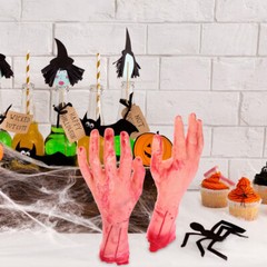 2PCS Broken Men Hand Blood Horror Bloody Limbs Novelty Dead Broken Hand Gadgets
