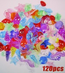 Little Mermaid /Coastal Party Decorations 120 Pieces [0.71″ each]