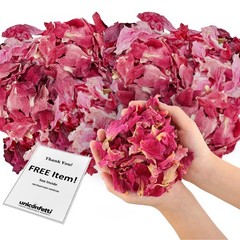8 oz Dried Red Peony Flower Biodegradable Confetti Wedding Petals