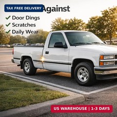 Chrome Body Side Molding Replacement Automotive Trim Kit : 2.5″ Tape-On Molding