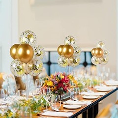 8 Set Balloon Stand Kit – Table Centerpiece Sticks & Bases for Party Decor, Birt