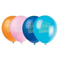 Multicolor Office Table Birthday Decorating Kit – 1 Set (Balloons and Banner) –