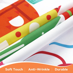Birthday Table Cloth Rectangle Happy Birthday Gift Cake Washable Wipeable Polyes