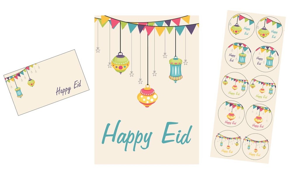 Eid Ramadan Lanterns Party Gift Pack Islamic Muslim Holiday Decorations
