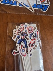 MARVEL AVENGERS CAPTAIN AMERICA PARTY BIRTHDAY PACK SM1