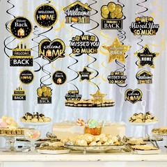 Welcome Home Decorations 30 PCS We Missed You Hanging Swirls for Home Party