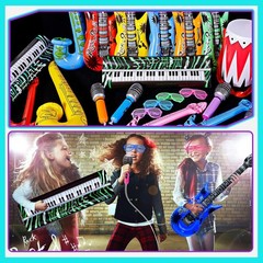 Blow Up Guitar Inflatable Party Props – Rock and Roll Theme