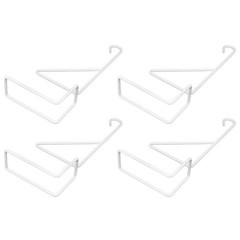 4pcs Fence Hooks Hangers: Heavy Duty Plant Hooks, Iron Planter Hangers Brackets