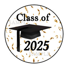 Graduation Class of «requested year» Envelope Seals, Stickers, labels, tags