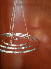 1Pcs Round Hanger Centerpiece Hanging Frame Chandelier Wedding Christmas Party