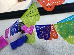 Mexican Papel Picado Banner (5 Count) Mexican Fiesta Decorations 50 Paper Tis…