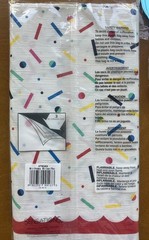 Rectangle Party Tablecloth Plus Party Decorations