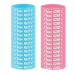 Unisex Baby Gender Expose Party Bracelets Baby Shower Gender Expose Party Decors