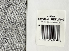 Batman Returns 1991 DC Comics Birthday Plastic Table Cover NOS 54″ x 84″ Sealed