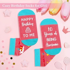 10th Birthday Gift Set for Girls Trendy Cute Accessories Decorations Celebrat…