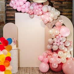 Balloon Arch Stand Kit with Water Fillable Base, 8.2FT & 5FT Flexible Balloon…