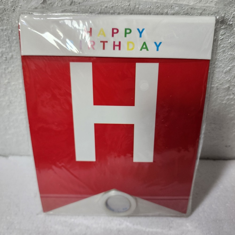 Fecedy Colorful Happy Birthday Banner Bunting