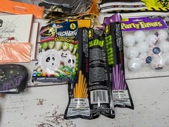 Target Halloween Themed Party Supplies Decorations Decor Spooky Skull Mask Glow