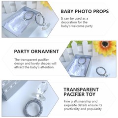 Crystal Pacifier Decoration Good Decorative Effect