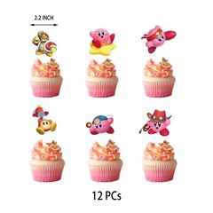 Kirby Star Video Game Theme Birthday Party Decorate Supplies Set US Seller