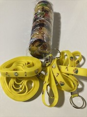 New Beauty and the Beast 12 bracelets & 12 Pins & 6 Keychains party supplies set