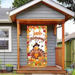 Happy Thanksgiving Door Decor for Thanksgiving Party Decorations,71×35 Inch