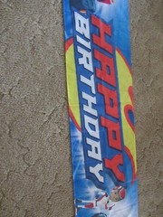 Pixar Happy Birthday Banner Hanging Decoration 9 1/2 Ft. x 18 1/2 Inches