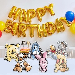 Baby Shower Decoration Large Cute Bear Cutouts with Stand 12 Inches 9 Pack