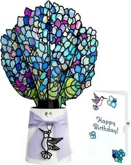 Sunlit Hydrangeas Bouquet | Birthday Sentiment Included