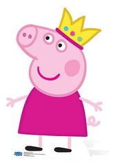 Princess Peppa Pig Mini Cardboard Cutout / Standee / Standup