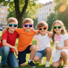 24 Pack Pixel Sunglasses, 8 Colors Video Game Style Glasses Party Favors for …