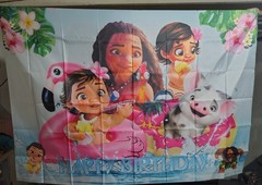 New MOANA Happy Birthday Banner (3×5 Ft)