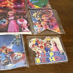 Super Mario Brothers Birthday Party Supplies Decorations 10 Piece Set