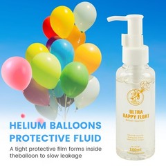 Helium Balloon Protection Fluide Bottle with Pump,Effective Hi-Float Balloons…