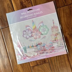 Birthday Wall Decorations Unicorn Fantasy Party Princess New