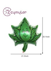 33pcs Weed theme party supplies Pot leaf weed foil balloon 420 party supplies
