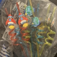 Space Birthday Party Supplies Crazy Straws Hats Boys Out Of This World