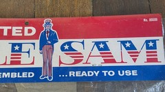 36″ Jointed Uncle Sam Decoration 1976 EUREKA Patriotic 4th Of July NOS