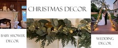 Lighted Eucalyptus Garland Battery Operated with Timer 6FT 96 LED Artificial