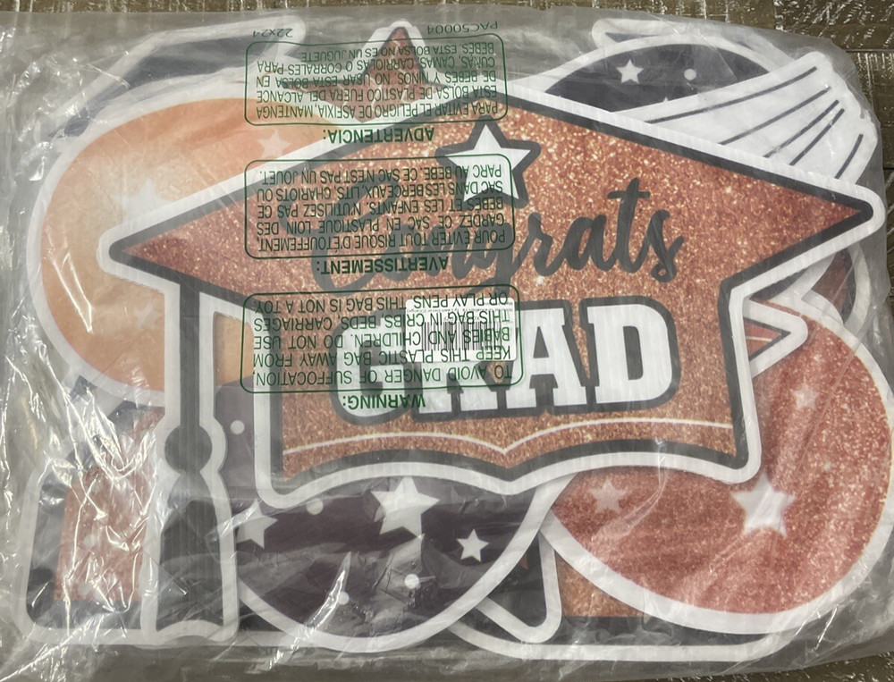 Congrats Grad Banner Unknown Size-Brand New-SHIPS N 24 HOURS