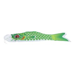 Japanese Carp Windsock Fish Flag Kite Satin 100cm Colorful Garden Ornament