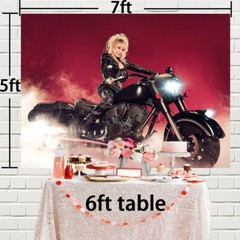 Dolly Parton Party Decorations Birthday Backdrop Banner Poster Vinyl 7x5ft