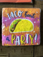 Fiesta Fun Partyware Taco Party Cinco de Mayo plates ￼ napkins ￼ balloon banners