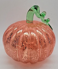 Halloween Autumn Fall Orange Pumpkin Light Up Battery Operated
