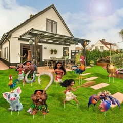 Disney Moana Yard Sign Set Moana Party Decorations Moana Birthday Party Supplies